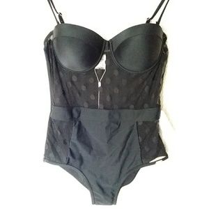 Stylish Swimwear (L) NWT Black One Piece